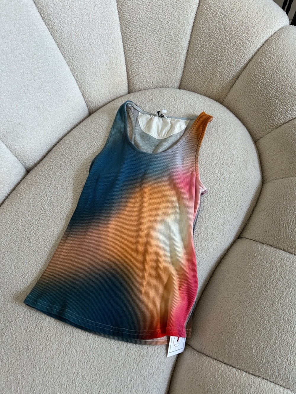 Loewe Multicolor Gradient Scoop Neck Tank - Picture 3 of 5